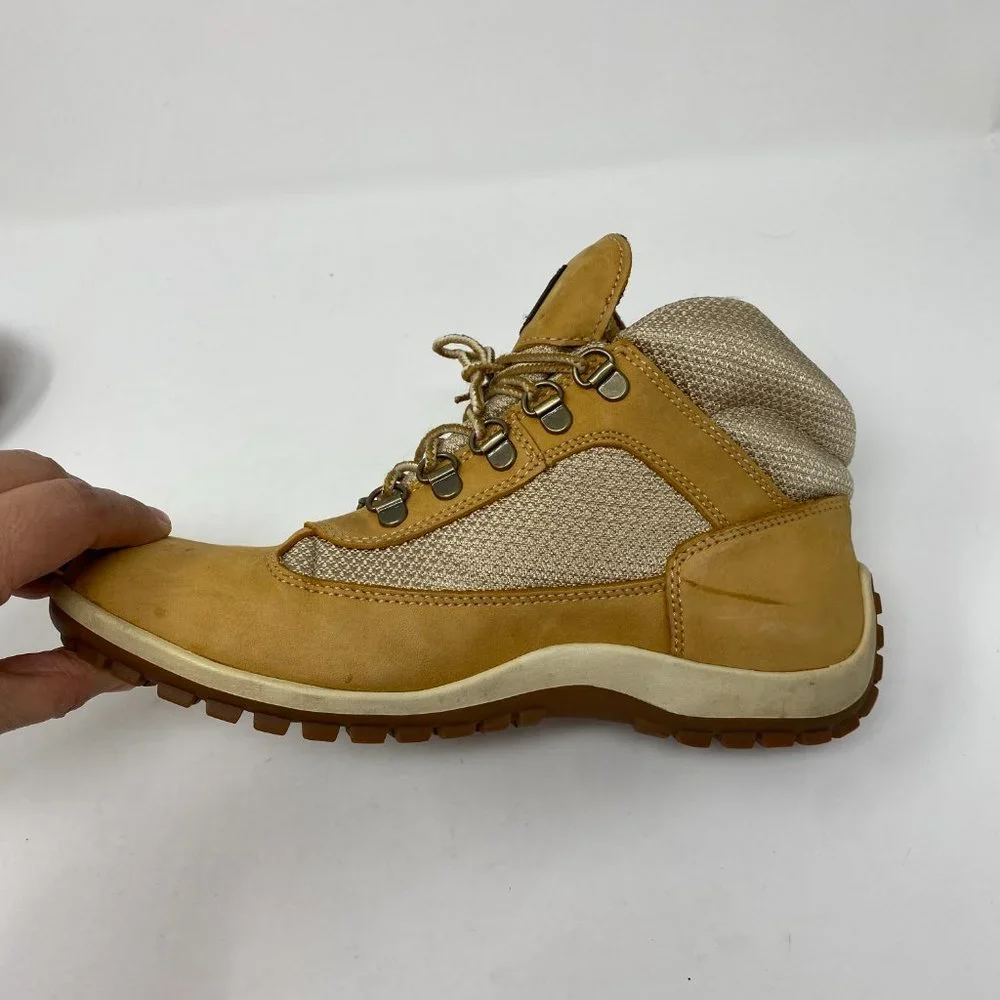 Timberland Waterproof Ankle Boots Hiking Outdoor Genuine Leather Shoes Size 8M